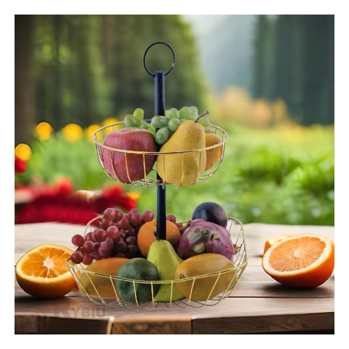 GENERICO - Frutero Util y Practico de Tono Morado Y+Papel de Regalo