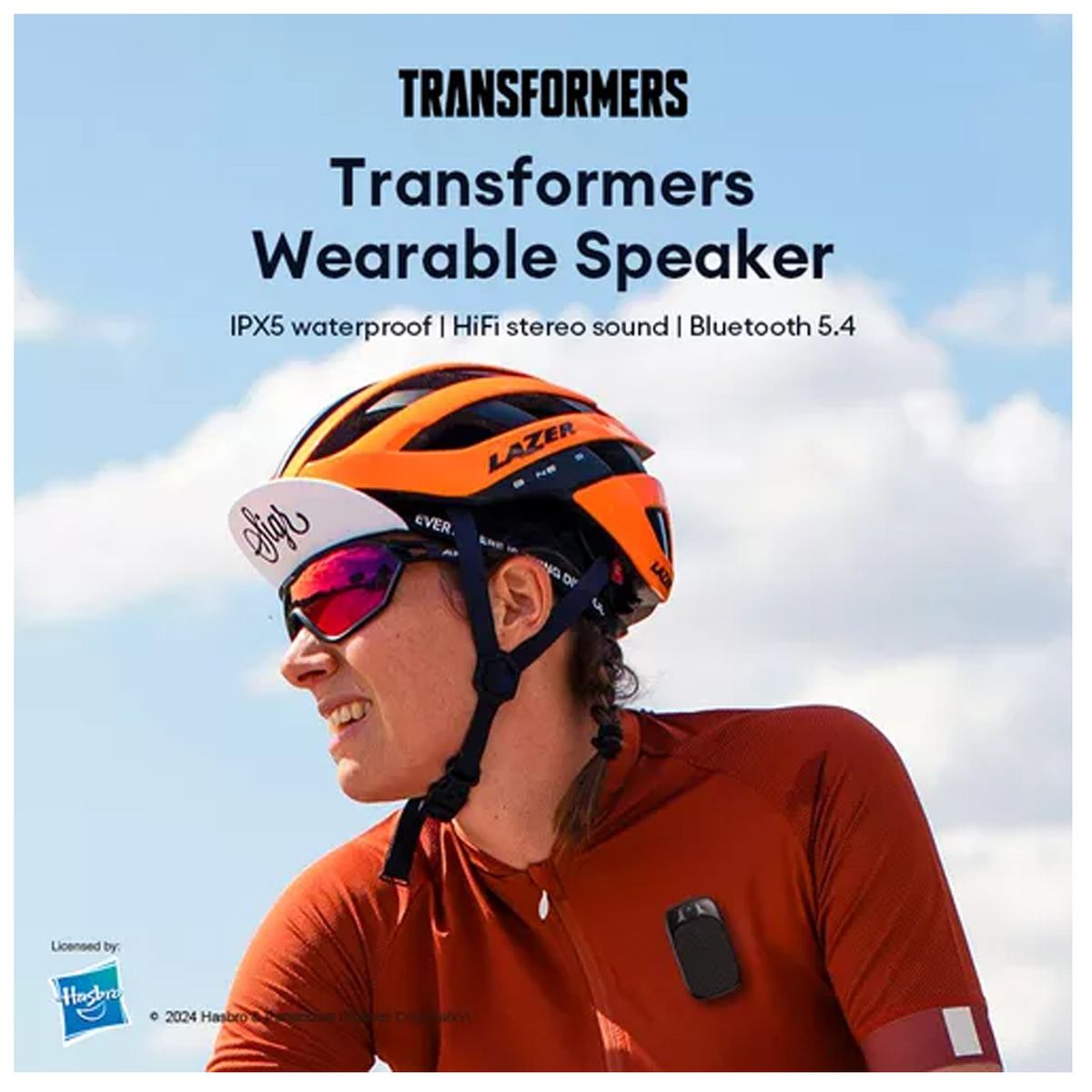 TRANSFORMERS - Parlante portátil Transformers TF-Y07 Megatron Negro BT 5.3