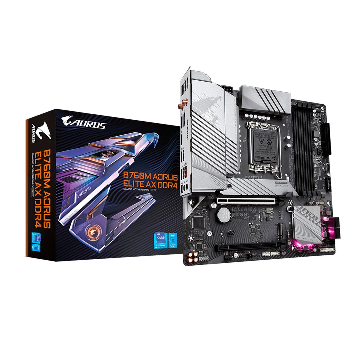 AORUS - PLACA BASE GIGABYTE B760 AORUS ELITE NEGRO PNMBGBB760AOREL-B