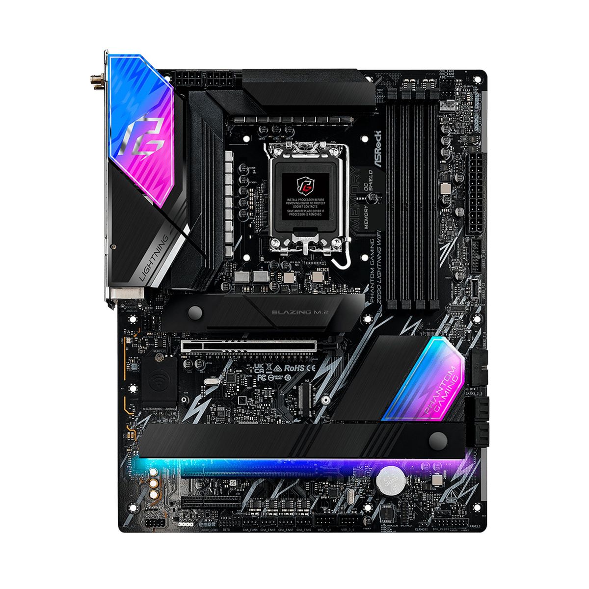 ASROCK - PLACA BASE ASROCK Z890 LIGHTNING WIFI NEGRO PNMBARZ890LNWF