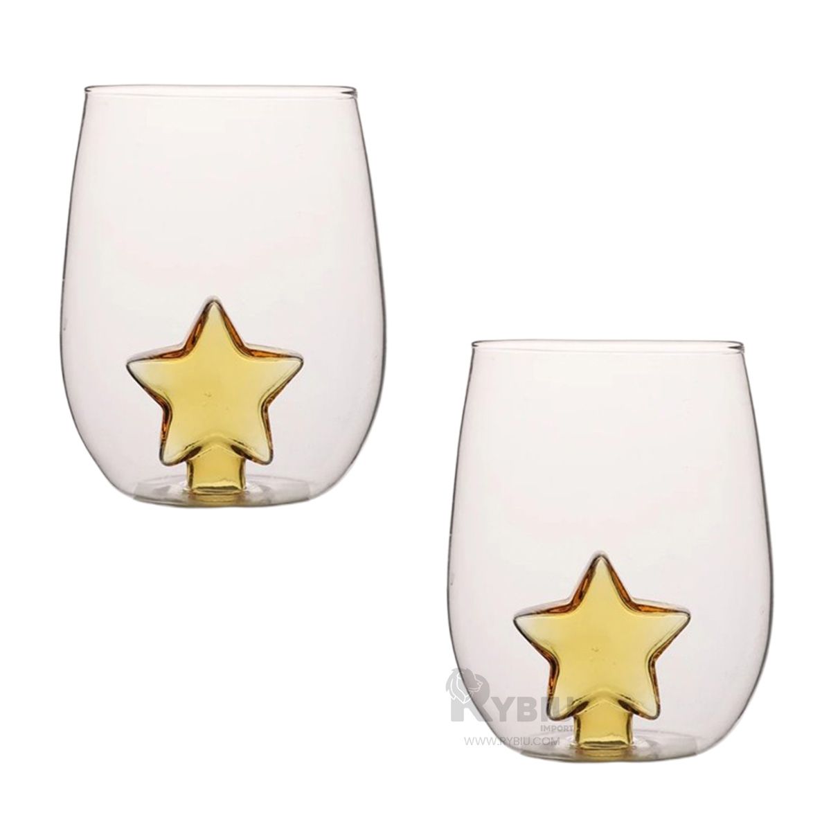 GENERICO - Vaso Personalizado de 450ML Transparente Y+Papel de Regalo