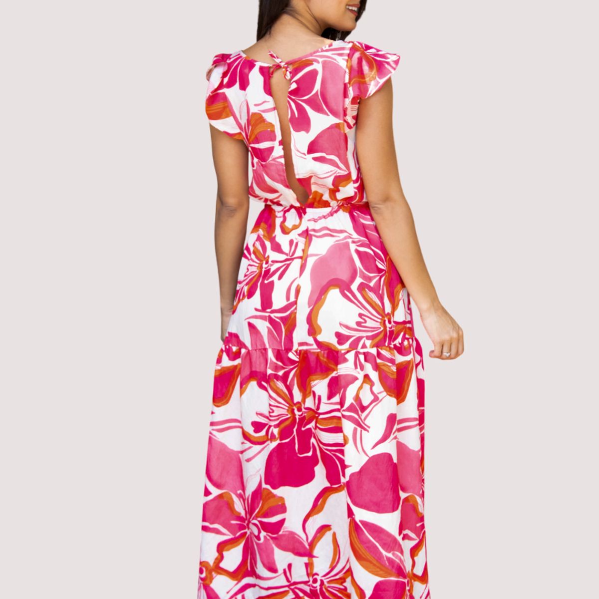 NANCY'S COLLECTION - Vestido Largo de flores Nancys Collection