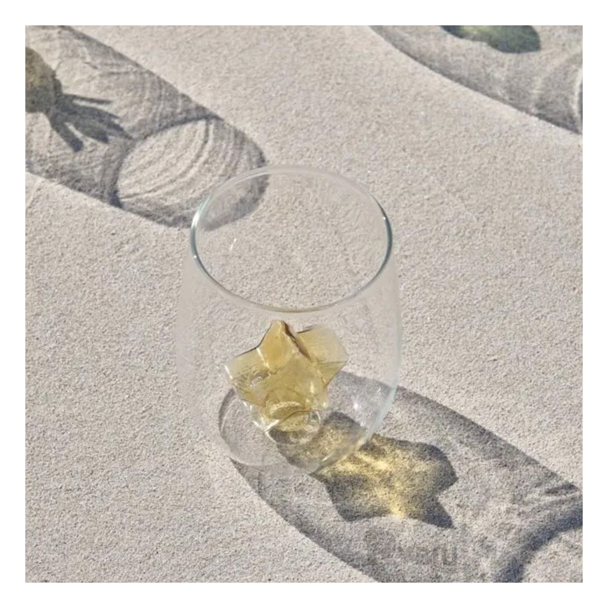 RYBIU IMPORT - Vaso Moderno de 450ML Transparente Y+Regalo Stickers