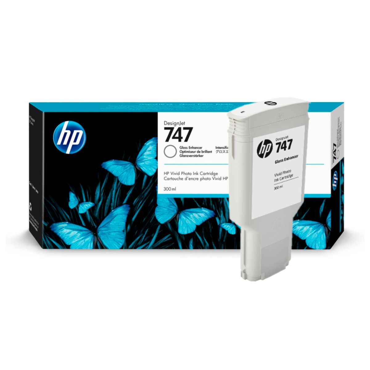 HP - Tinta HP P2V87A 747 300ML Gloss Enhancer Original
