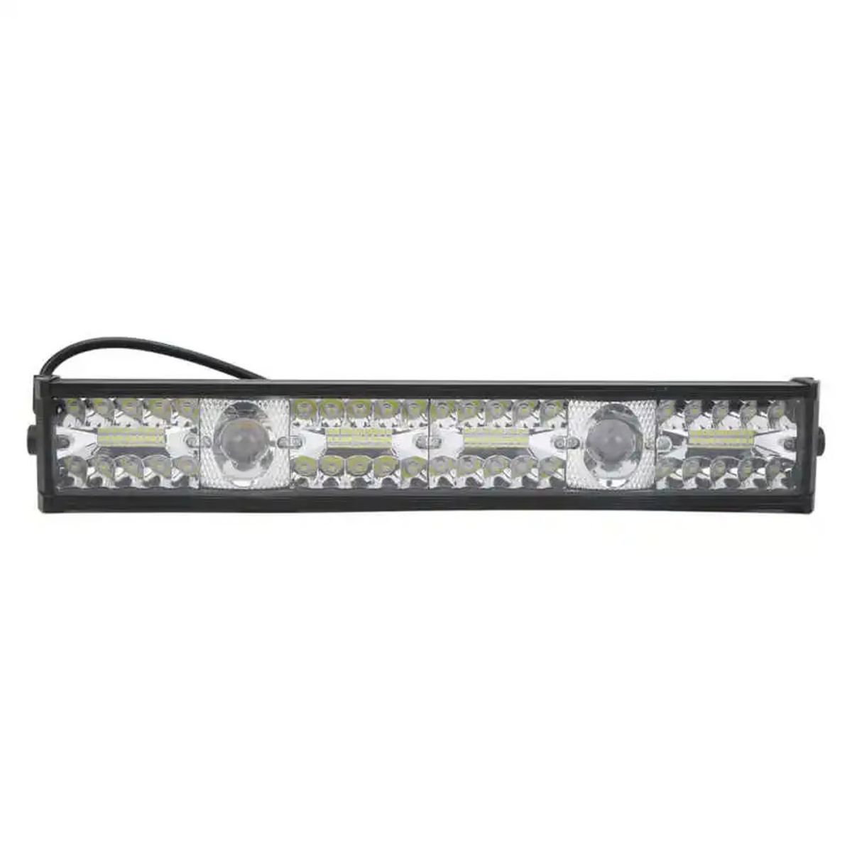 GENERICO - Barra Led Dual 45cm Expansión y Puntual 4x4 Fijo y Estrobo