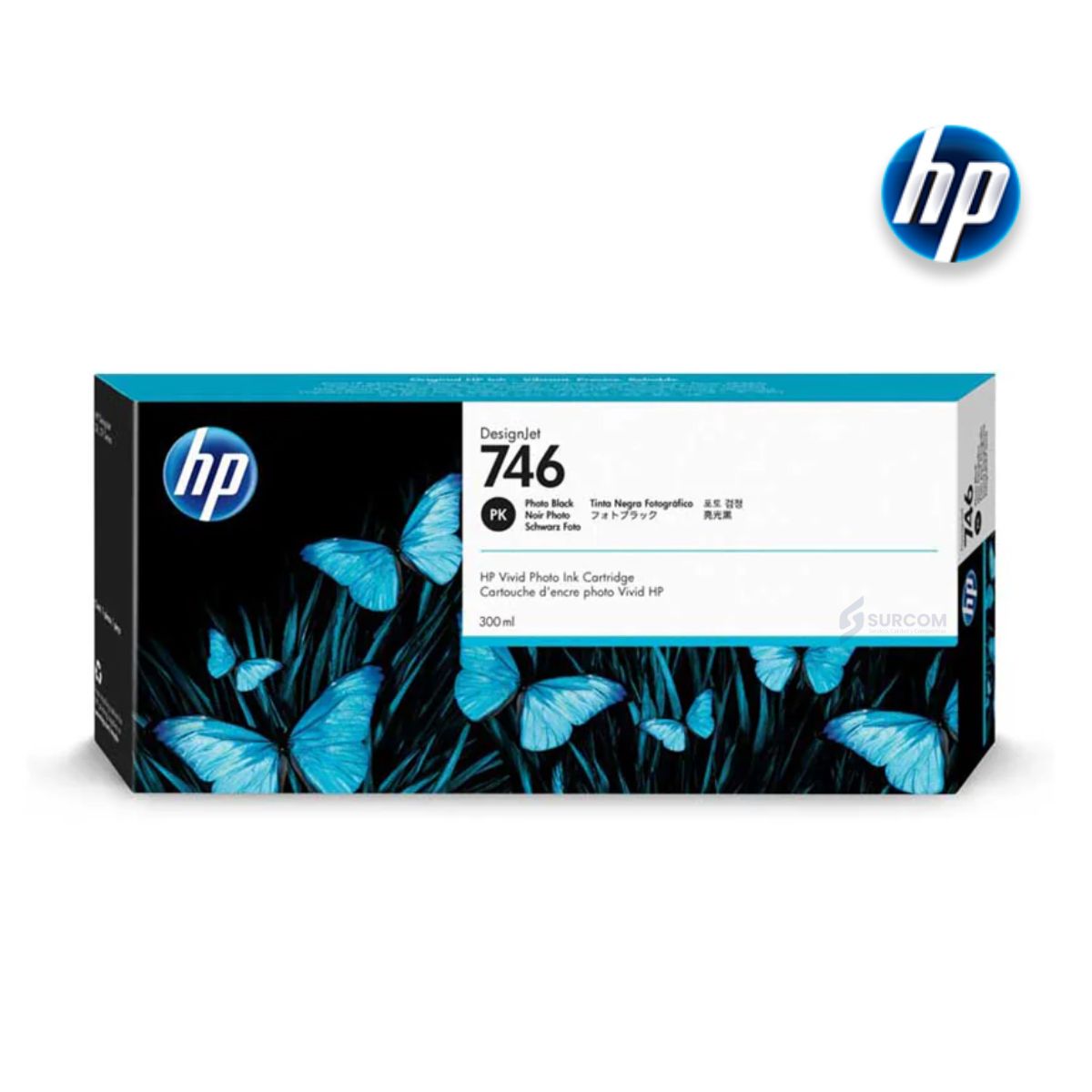 HP - Tinta HP P2V82A 746 300ML Photo Black Original