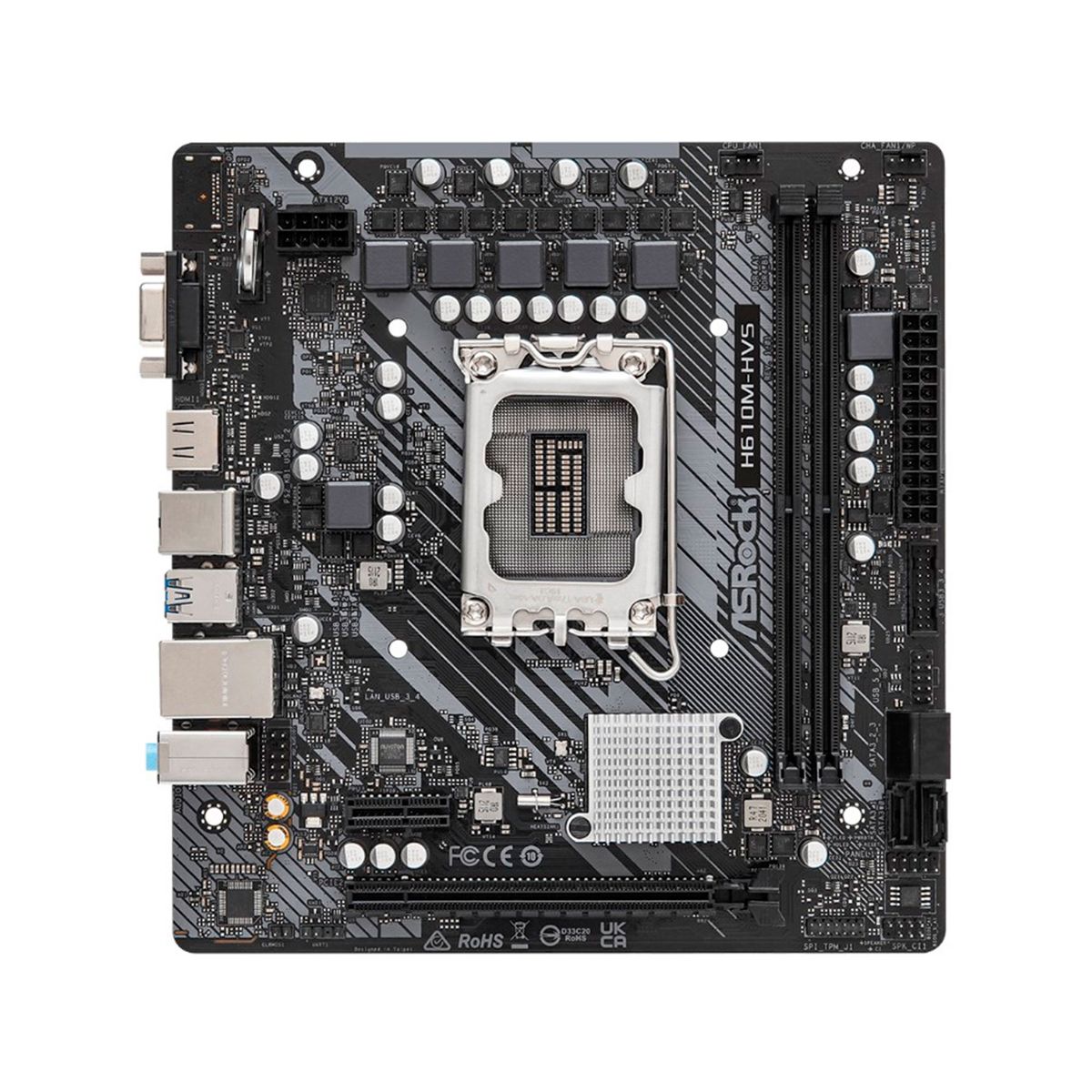 ASROCK - PLACA BASE ASROCK H610M-HVS NEGRO PNMBARH610M-HVS