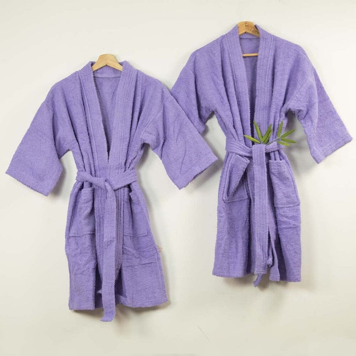 GENERICO - Salida de baño de 380 gramos - XL - Lila