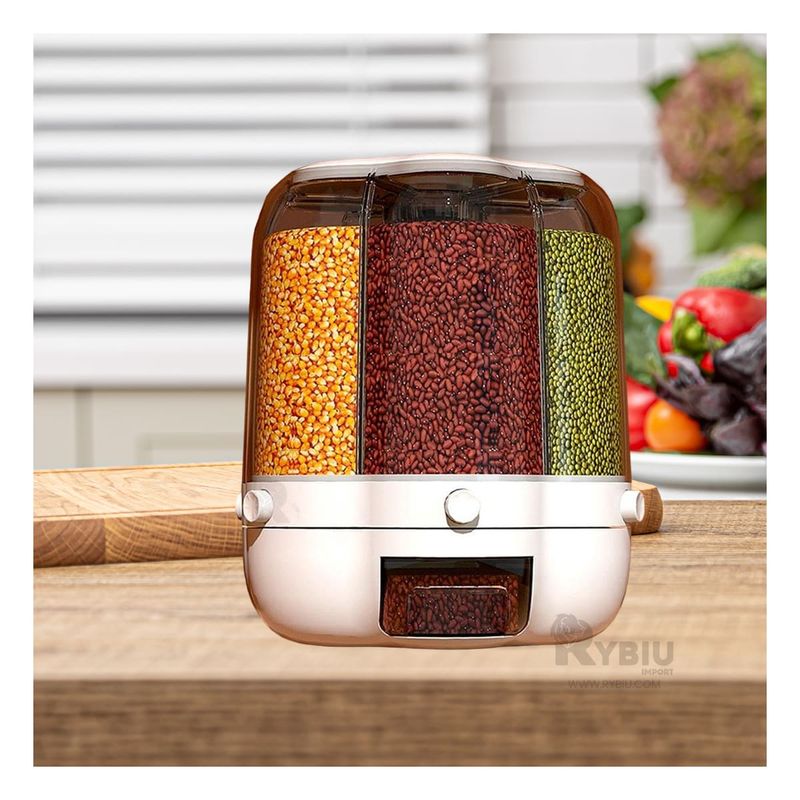 GENERICO - Expendedor Util de Cocina 9kg Blanco Y+Banderitas Adhesivas