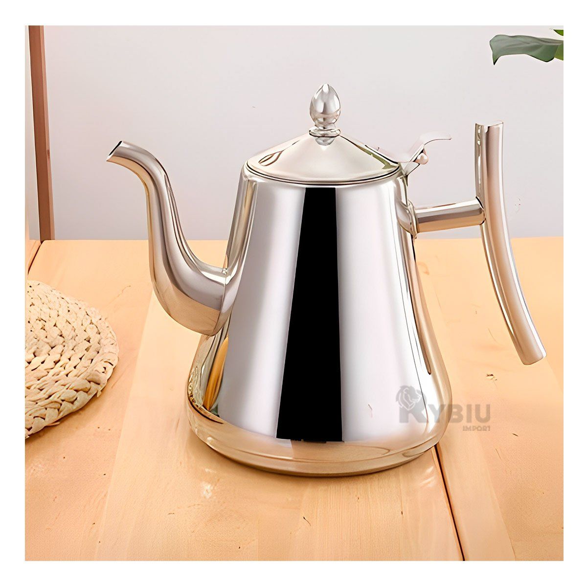 GENERICO - Tetera Funcional para Cafe de 2L Plateada Y+Gift MiniAgenda