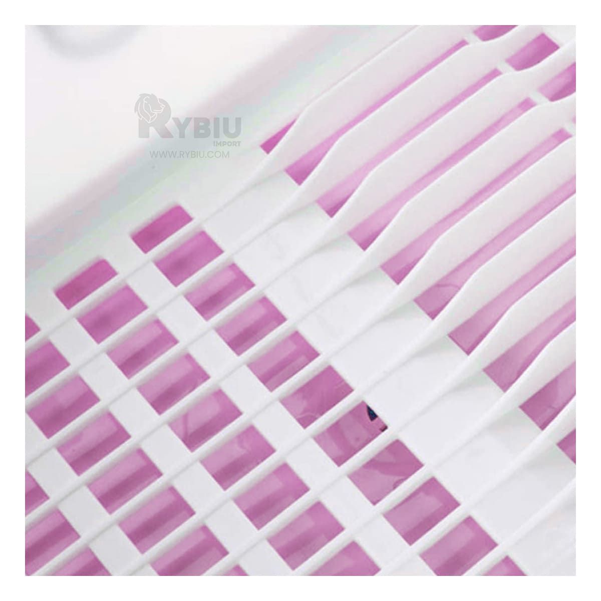 GENERICO - Secador de Doble Nivel de Platos Rosado Y+Gift MiniAgenda