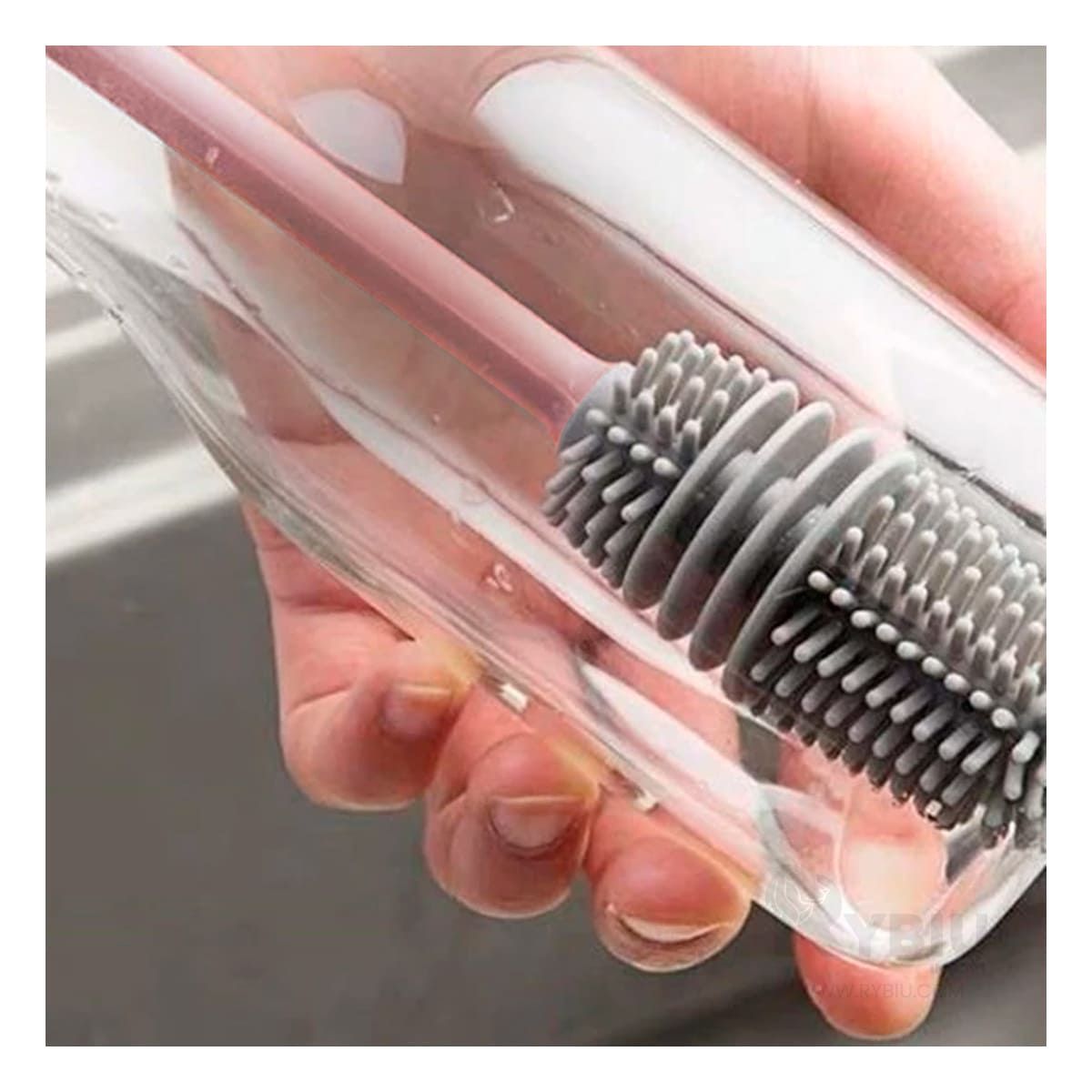 GENERICO - Escobilla de Limpieza para Cocina Rosado Y+Gift MiniAgenda