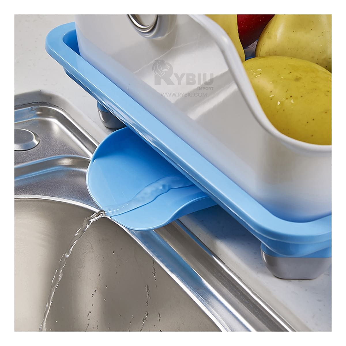 GENERICO - Secador Versatil de Plato 2N Celeste Y+Envoltorio de Regalo