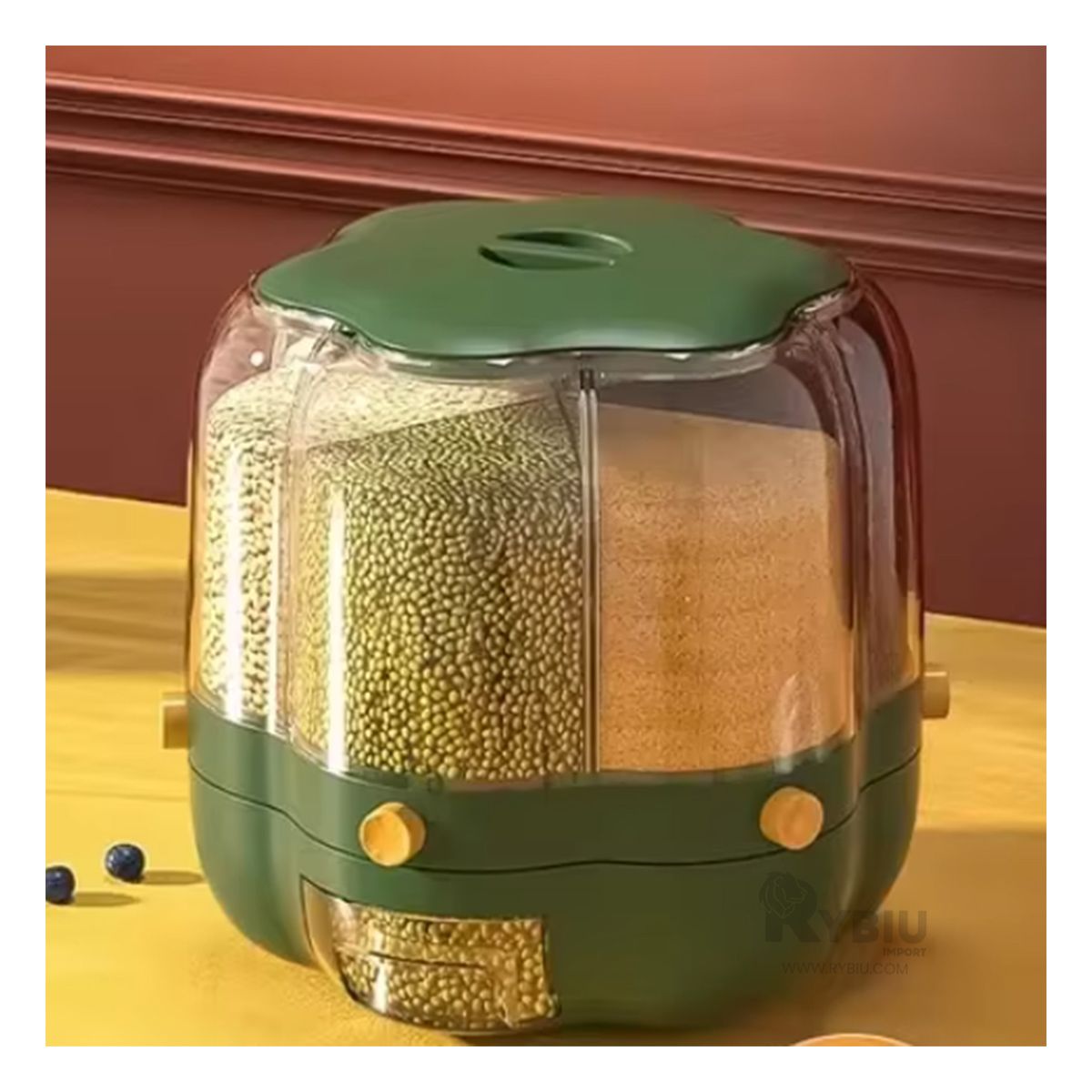 GENERICO - Expendedor Versatil de Granos 9kg Verde Y+Post-it Adhesivos