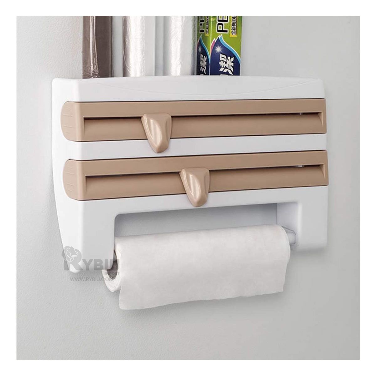 GENERICO - Dosificador Dinamico Doble en Tono Beige Y+Gift MiniAgenda