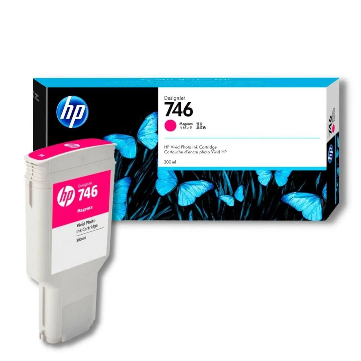 HP - Tinta HP P2V78A 746 300ML Magenta Original