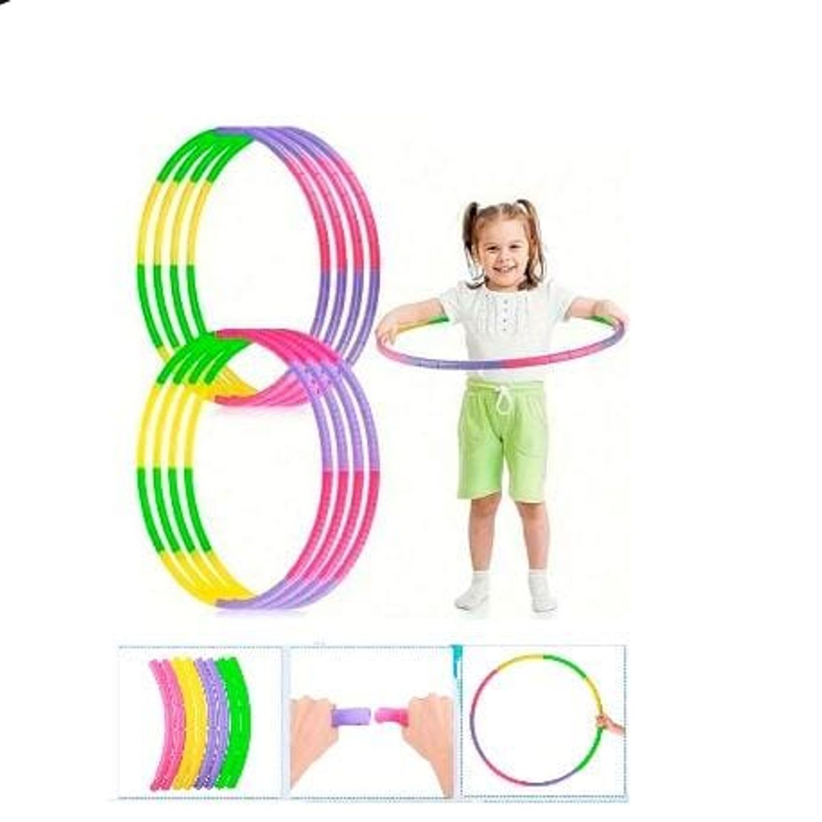 GENERICO - Pack de 2 Hula hula plegable