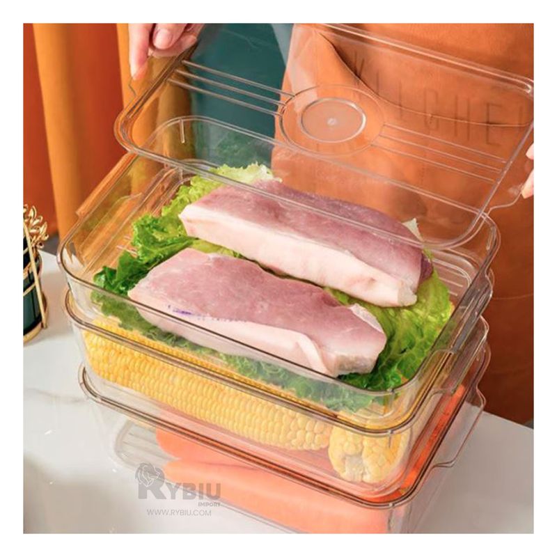 RYBIU IMPORT - Bandeja de Acrilico con Asas 32x20x5cm Y+Papel de Regalo