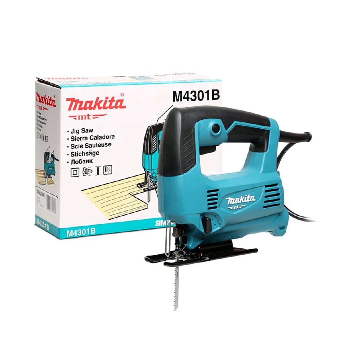MAKITA - Sierra Caladora Makita M4301B MT 450W 65mm Veloc Variable