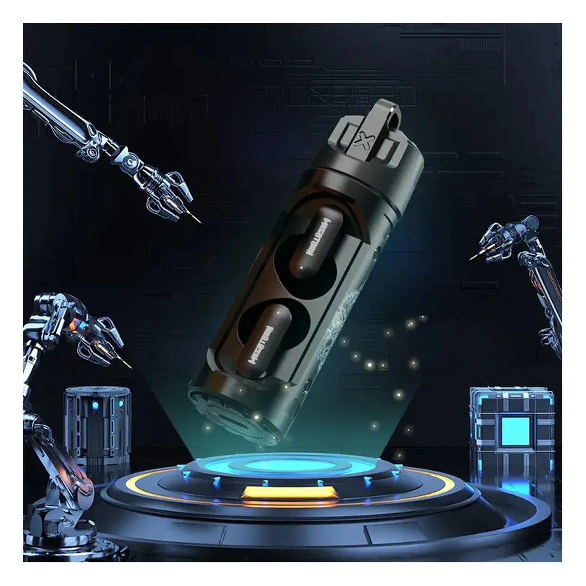 TRANSFORMERS - Audífonos inalámbricos Transformers TF-T11 Megatron Negro BT 5.3