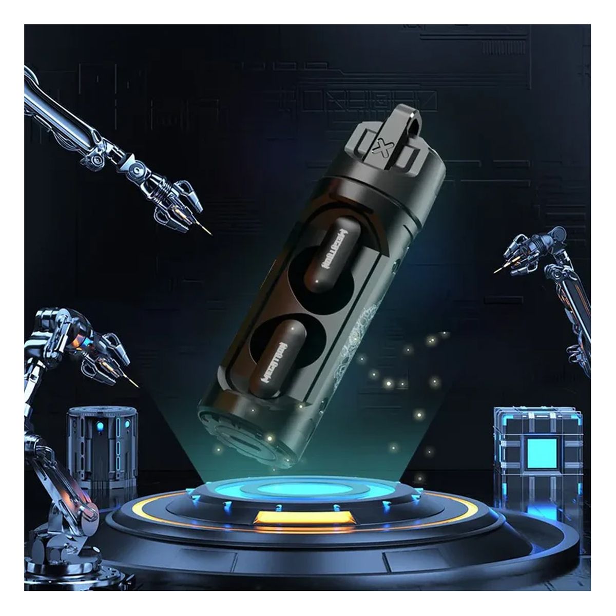 TRANSFORMERS - Audífonos inalámbricos Transformers TF-T11 Megatron Negro BT 5.3