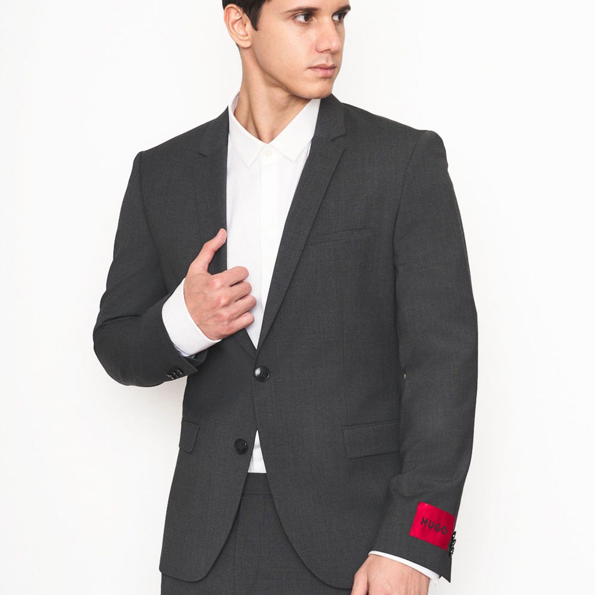 HUGO BOSS - Hugo - Saco en sarga de lana virgen elástica