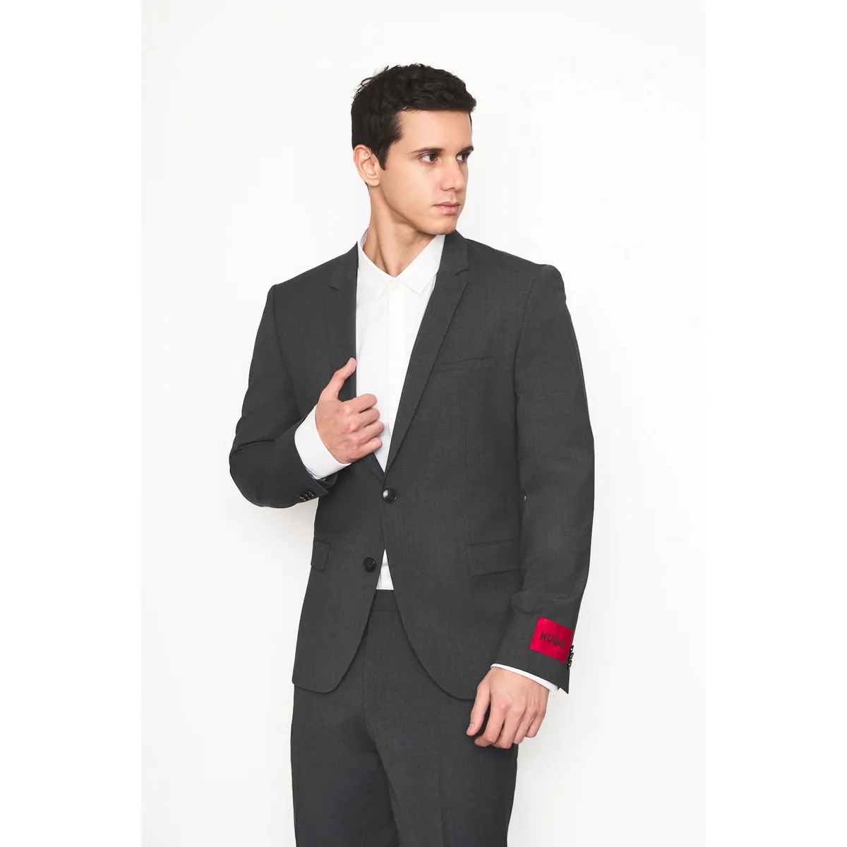 HUGO BOSS - Hugo - Saco en sarga de lana virgen elástica