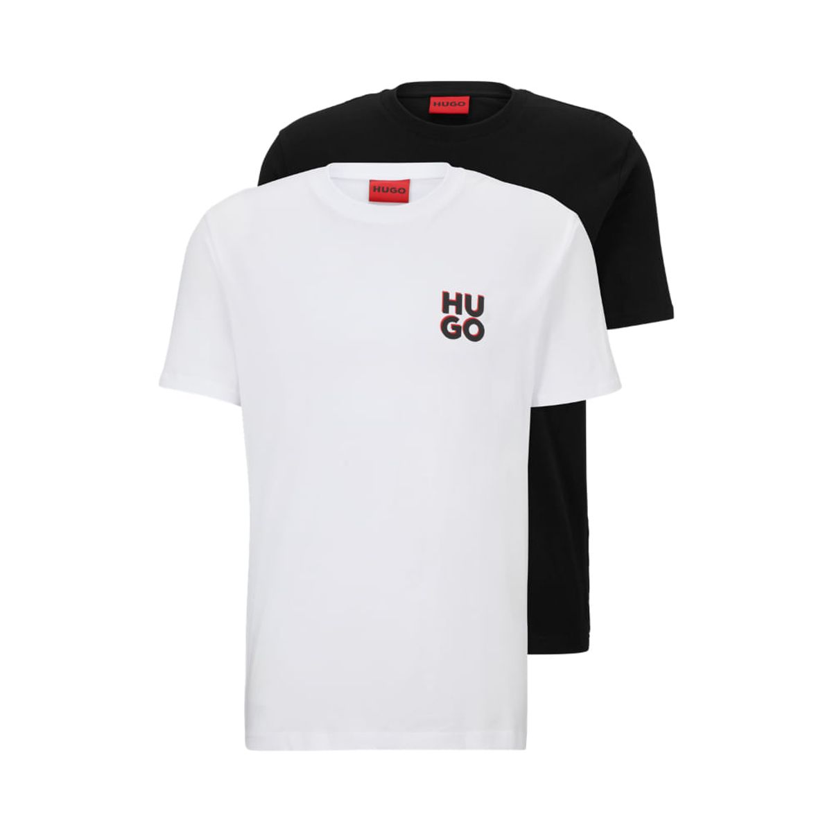 HUGO BOSS - Hugo - Paquete de dos camisetas de algodón con logo/xl