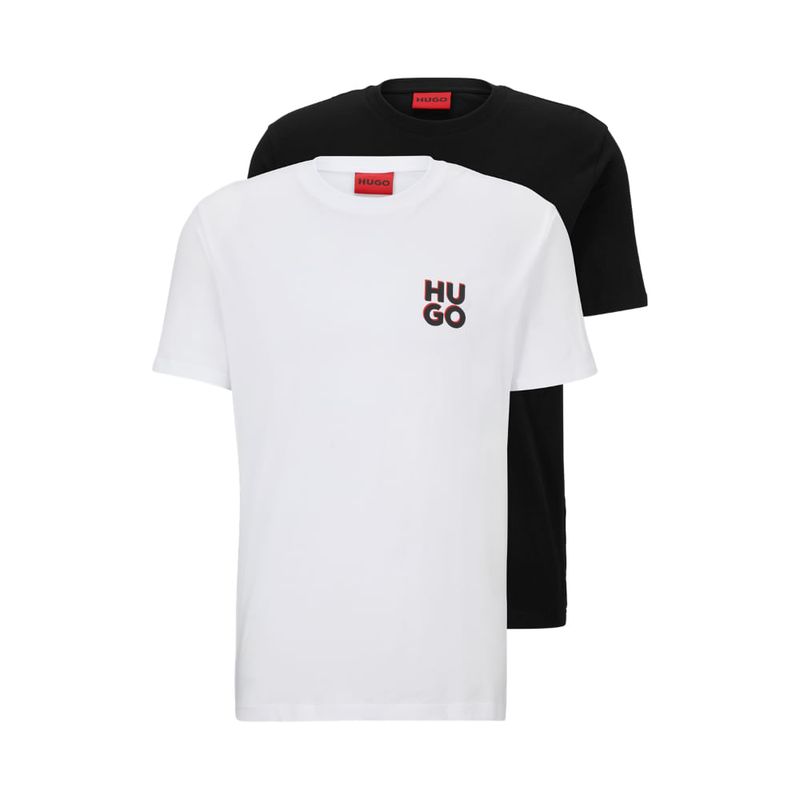 HUGO BOSS - Hugo - Paquete de dos camisetas de algodón con logo/xl