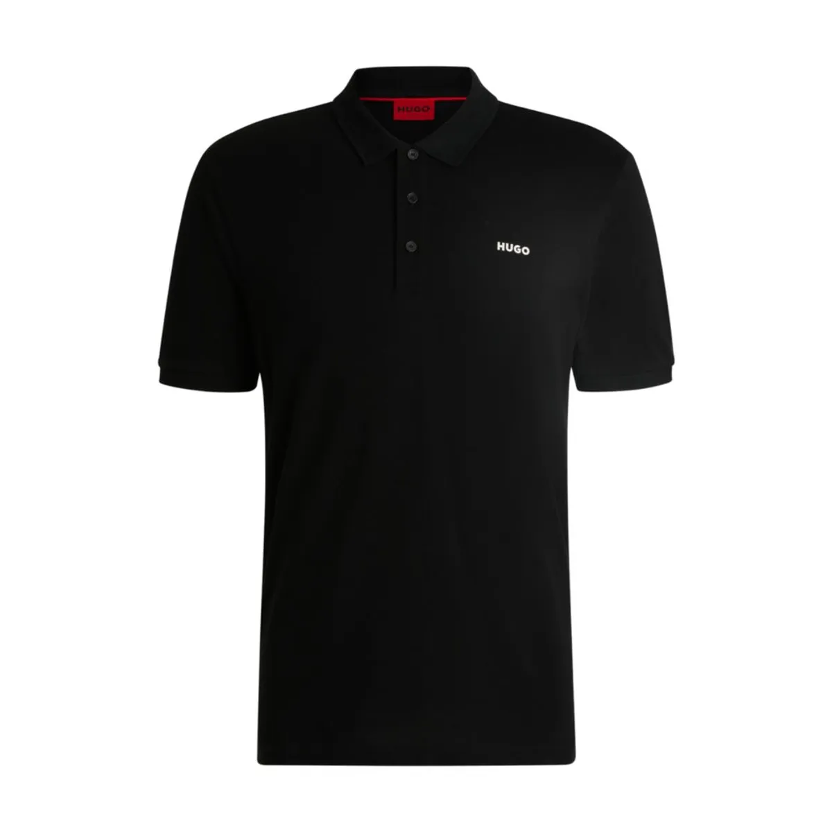 HUGO BOSS - Hugo - Polo de piqué de algodón con estampado con logo/xxl