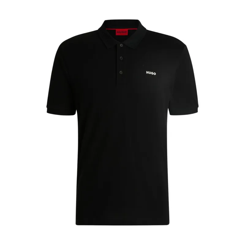 HUGO BOSS - Hugo - Polo de piqué de algodón con estampado con logo/xxl