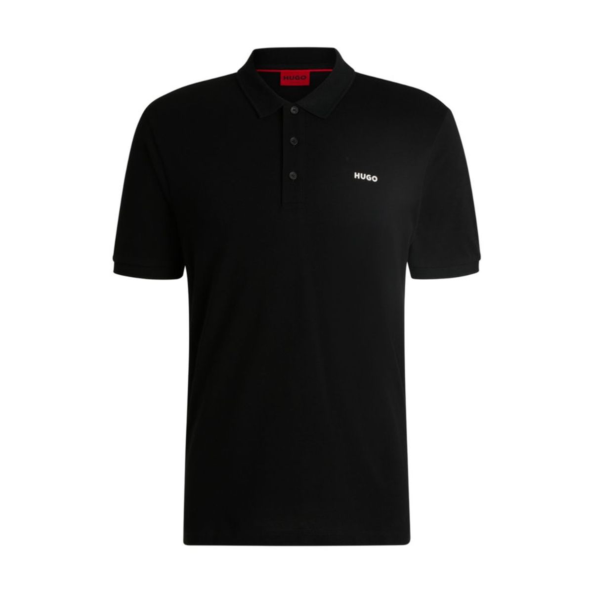 HUGO BOSS - Hugo - Polo de piqué de algodón con estampado con logo/xxl