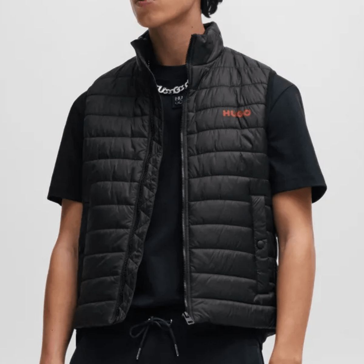 HUGO BOSS - Hugo - Chaleco acolchado repelente al agua/xl