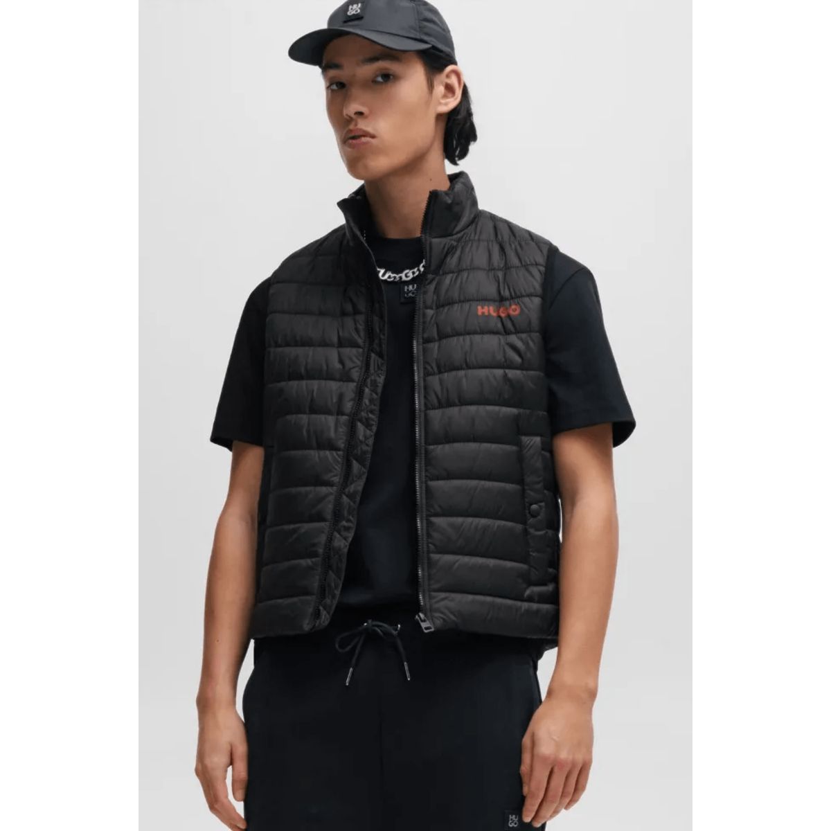 HUGO BOSS - Hugo - Chaleco acolchado repelente al agua/xl