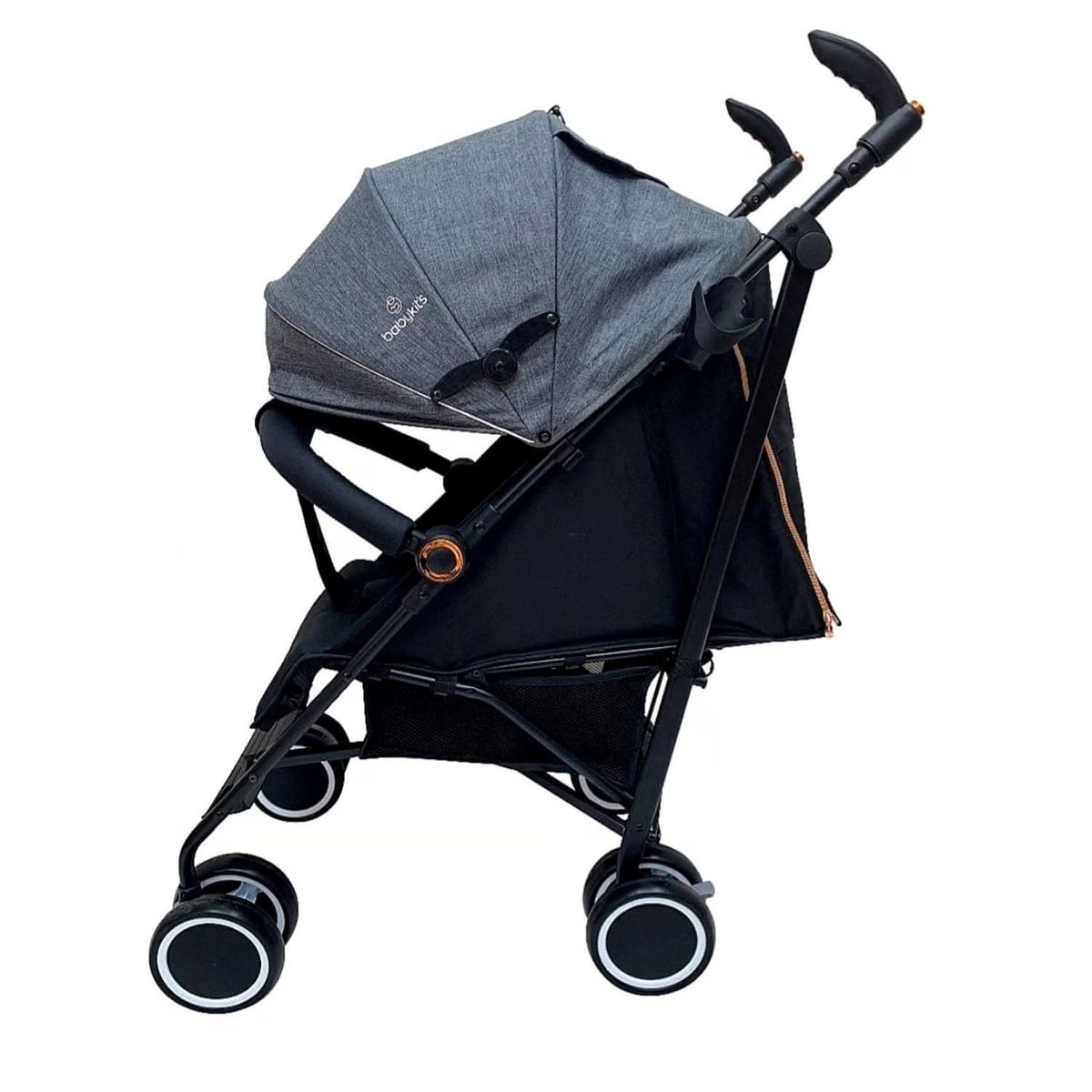 BABY KITS - Coche Bastón Baby Kits fiesta 5249 Gris