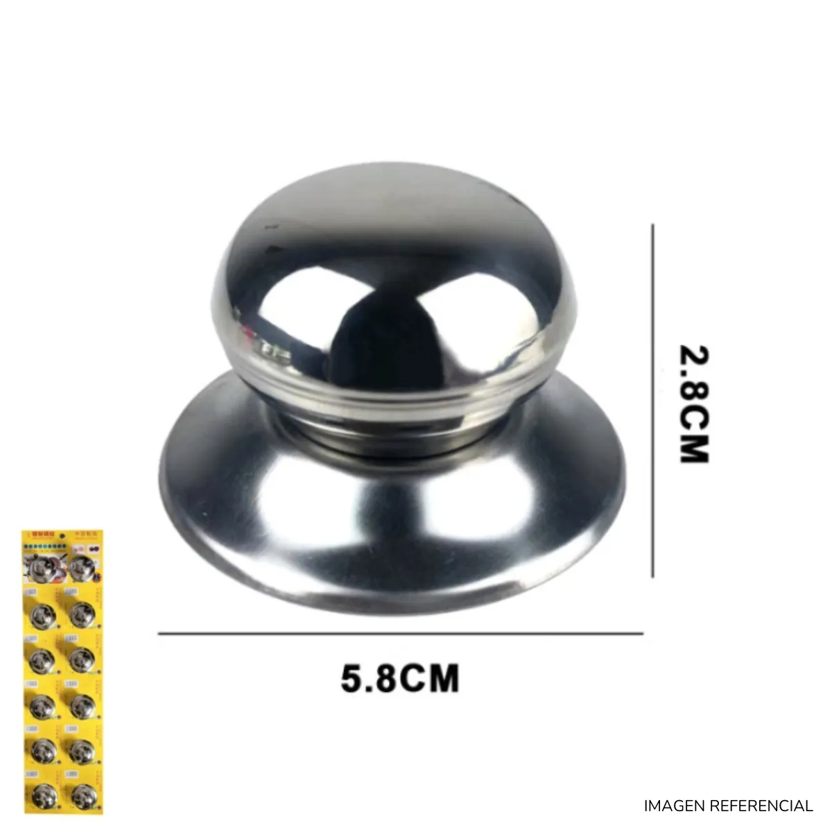 INSPIRA MARKET - Asa Mango Manija de Tapa de olla Repuesto x 12 Und