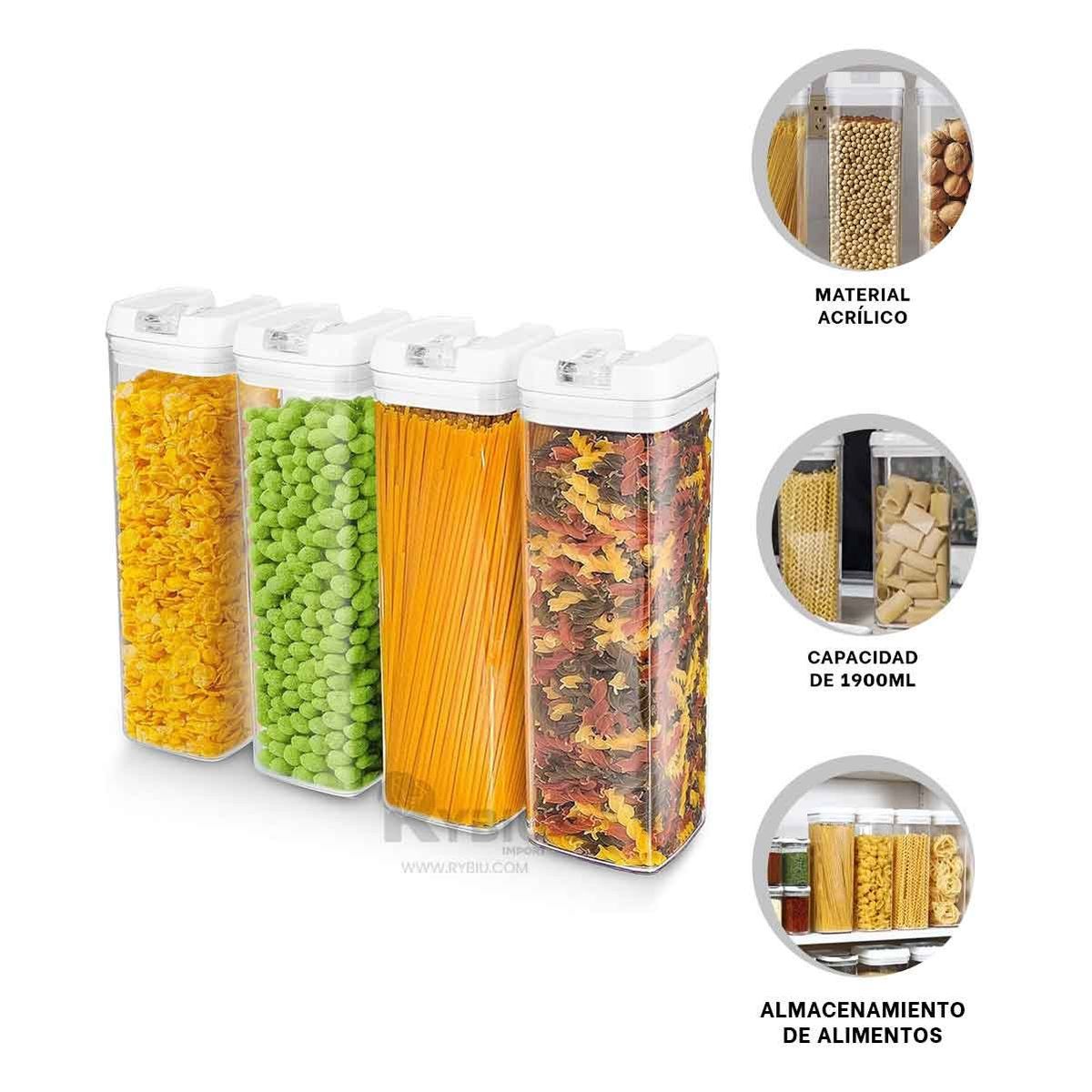 GENERICO - Frasco Elegante Frasco de 1900ml Blanca Y+Regalo Stickers