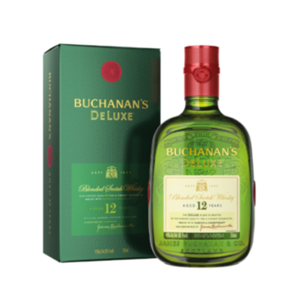 BUCHANANS - Whisky BUCHANANS DeLuxe 12 años 750ml
