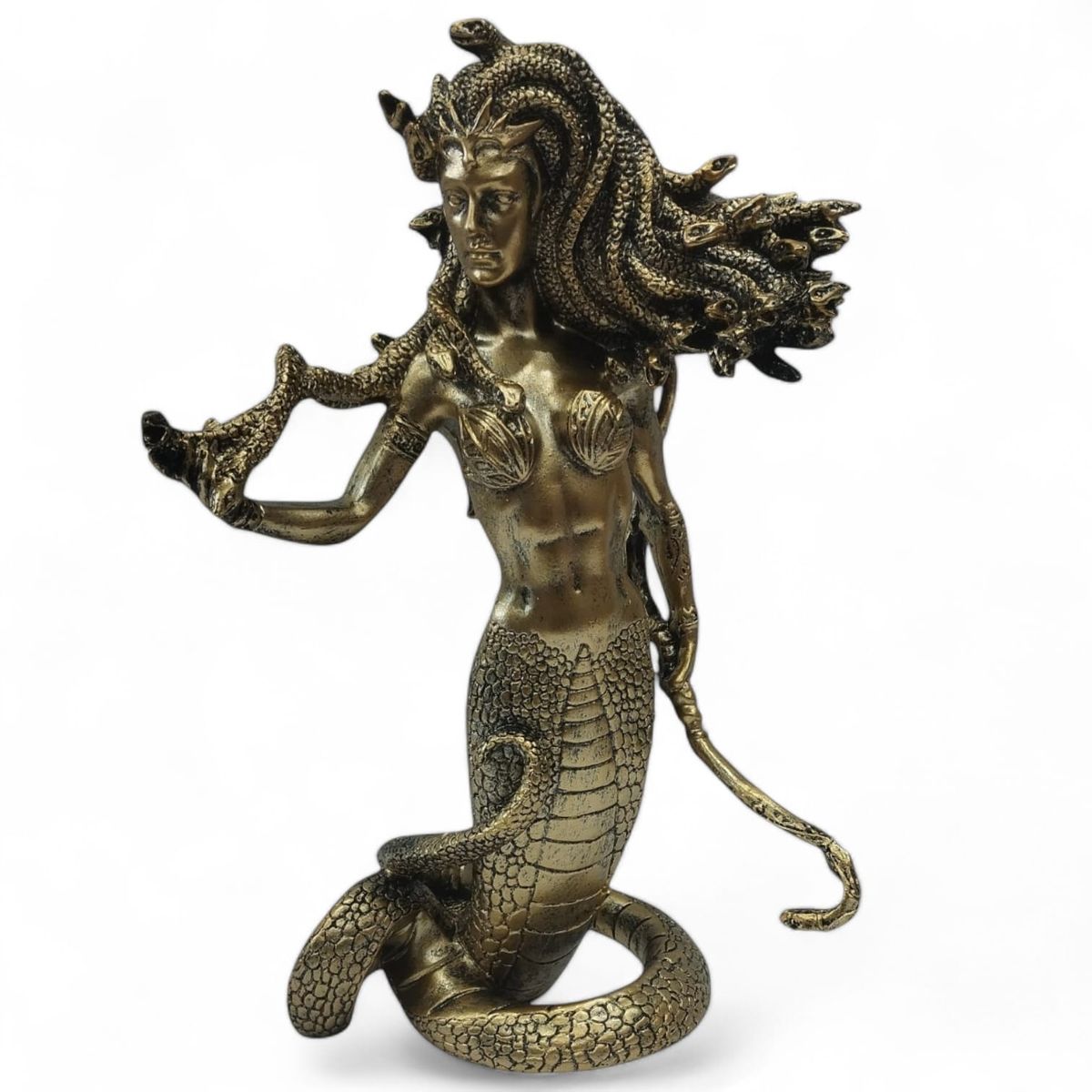 GENERICO - Escultura Medusa 31x15 cm