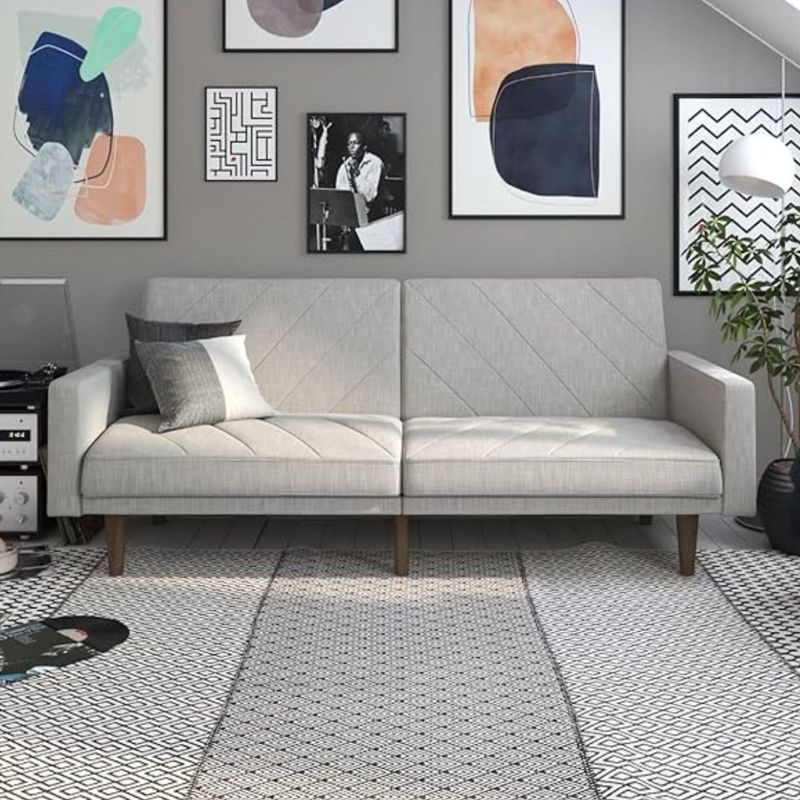 GENERICO - Sofá Reclinable Mariza 3 Cuerpos - Beige