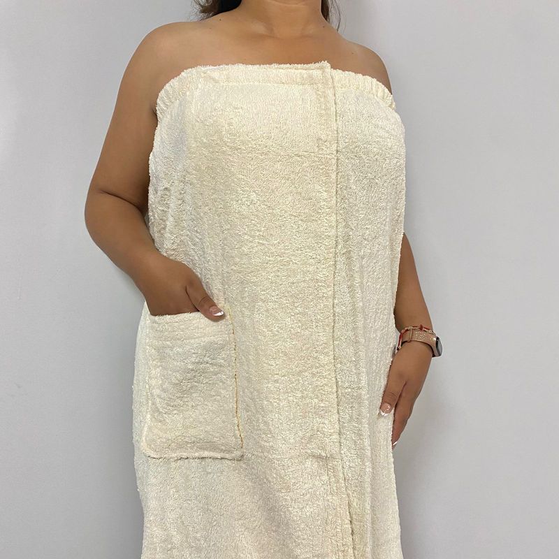 GENERICO - Salida de baño medio cuerpo - Crema