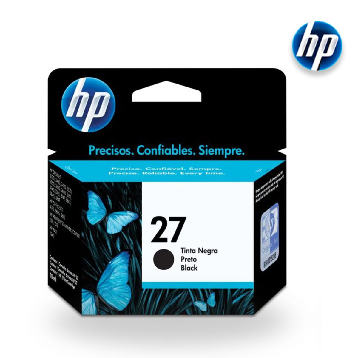 HP - Cartucho de Tinta HP 27 Negro Original