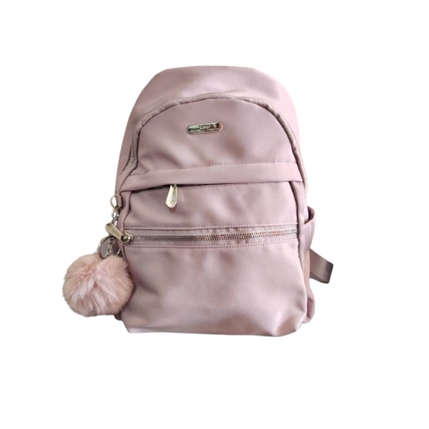 MOCHILA JUVENIL CON CIERRE OCULTO ESPALDAR GENERICO