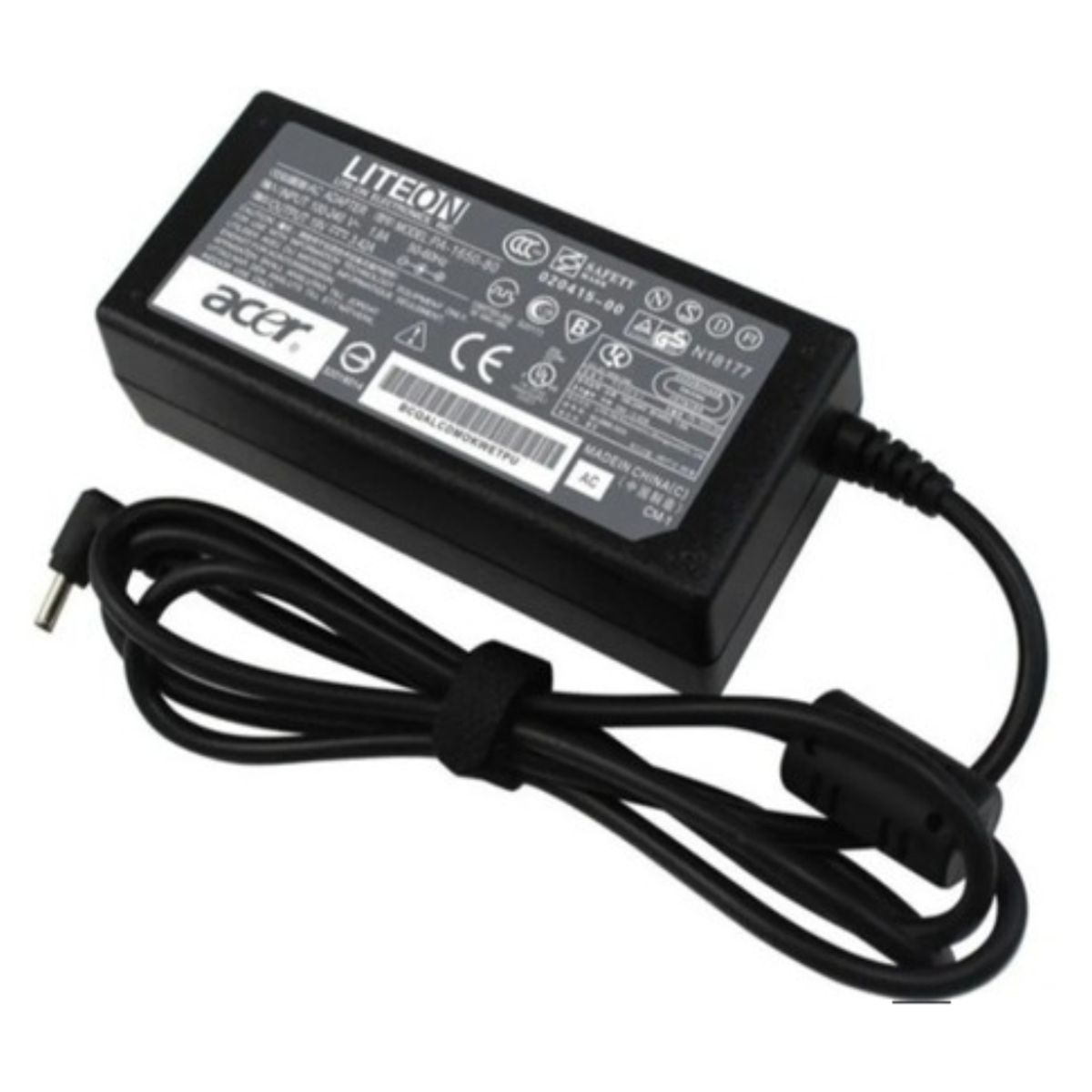 GENERICO - CARGADOR PARA LAPTOP ACER 19V 3.42A  65W 3.0*1.1 PUNTA FINA