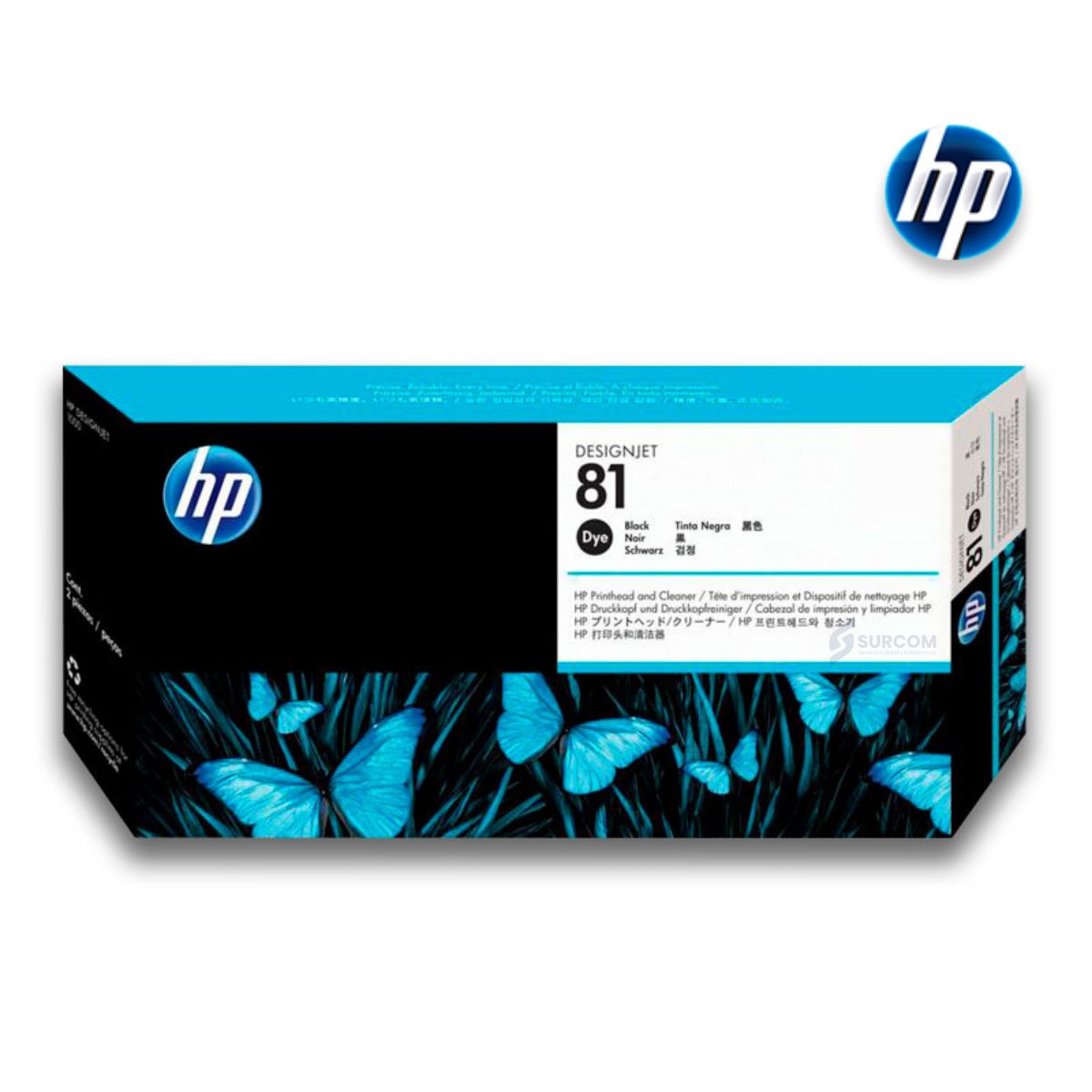 HP - Cabezal HP C4954A 81 Black Original