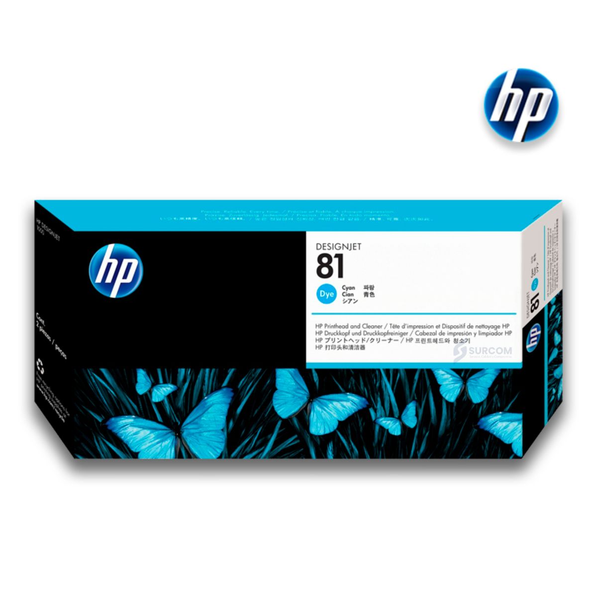 HP - Cabezal HP C4955A 81 Cyan Original