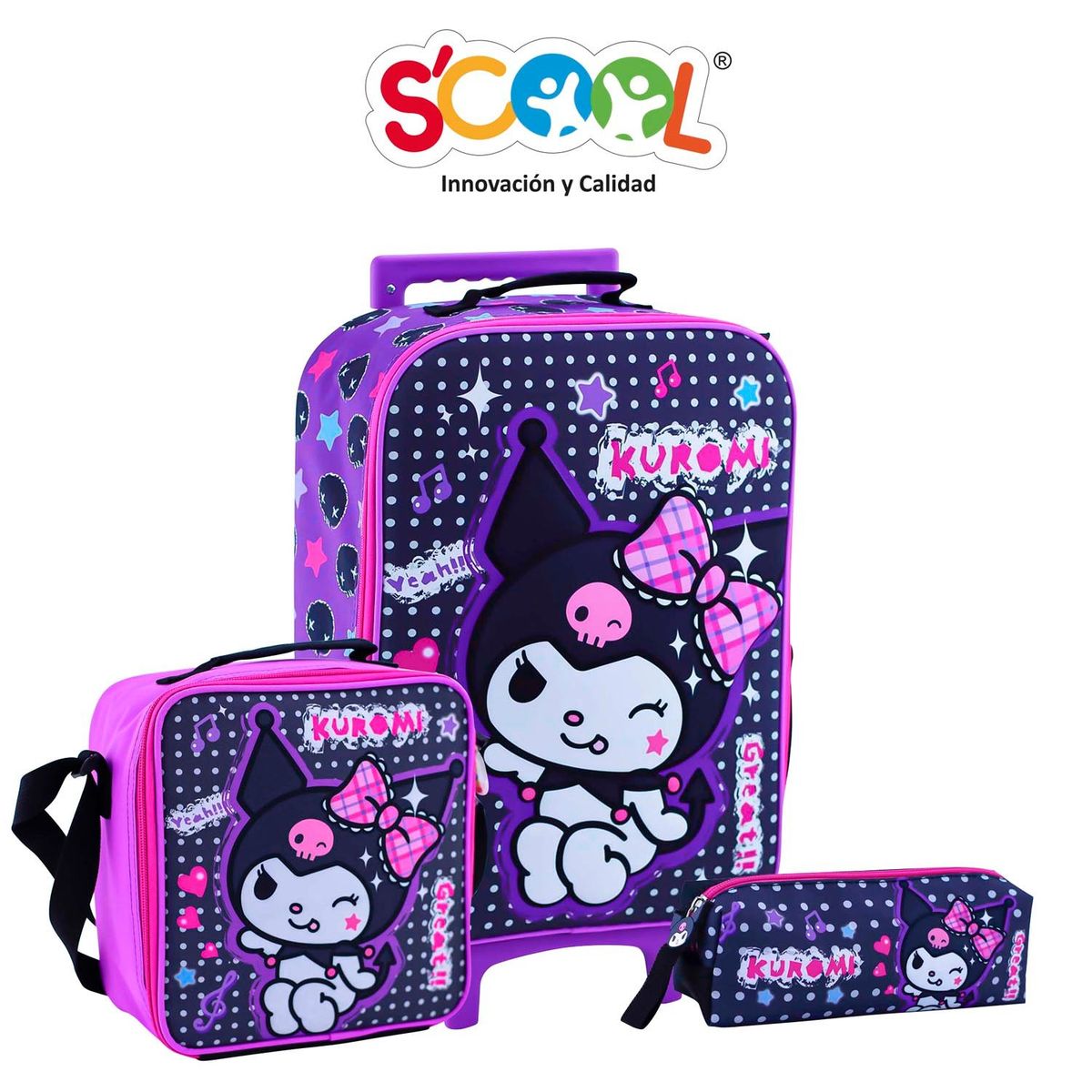 SCOOL - Scool - Set Kombat Maleta GDE Eva 3D Kuromi