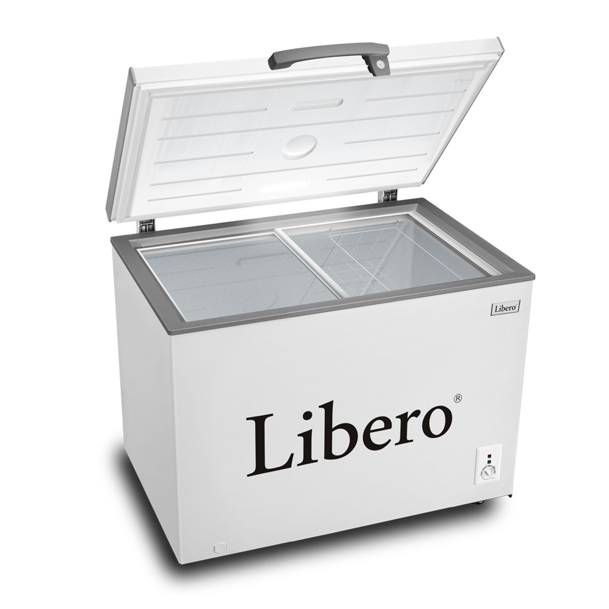 LIBERO - Congelador Horizontal LFH-301V - 299L con Tapa de Vidrio Libero