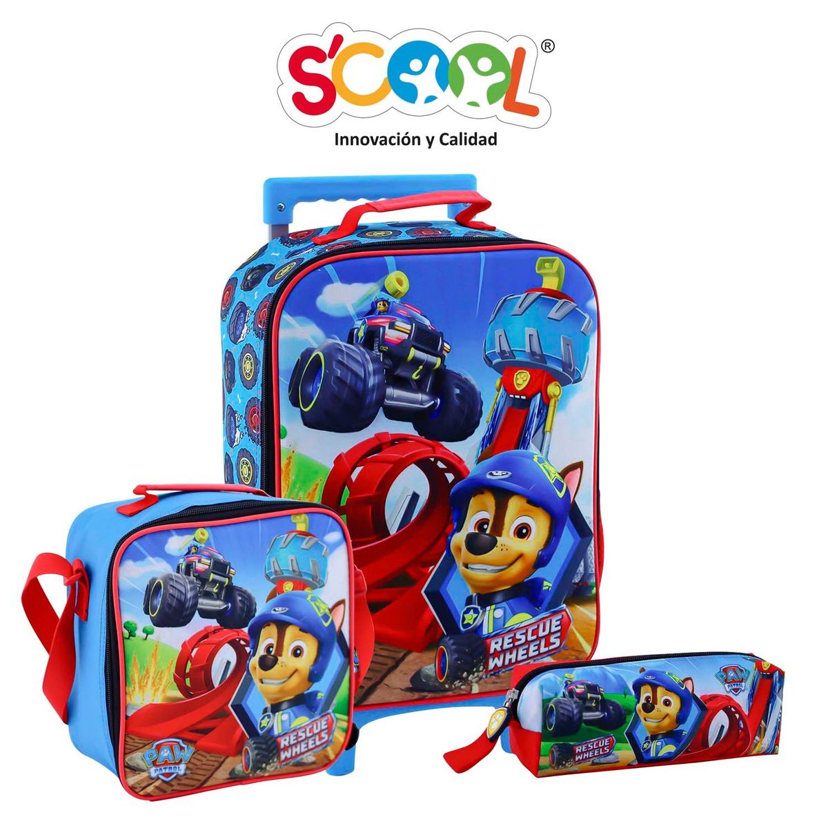 SCOOL - Scool - Set Kombat Maleta MED Eva 3D Paw Patrol HA