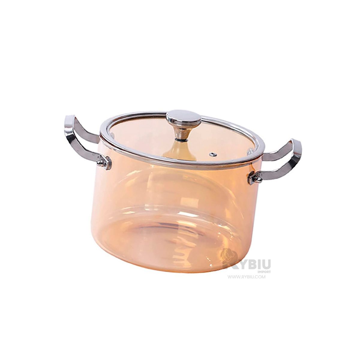 RYBIU IMPORT - Olla Casero de Uso Color Dorado 35L Y+Regalo Stickers